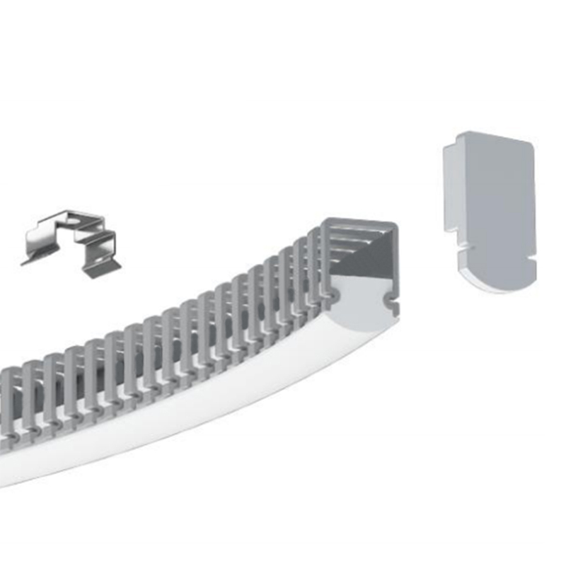 Bendable LED Aluminum Profile S Shape For 10mm Flexible LED Light Strips Bendable LED Aluminum Profile S Shape For 10mm Flexible LED Light Strips